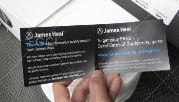 James H.heal DW標(biāo)準(zhǔn)多纖維布