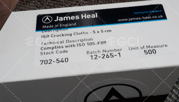 James H.heal標(biāo)準摩擦布(白棉布)